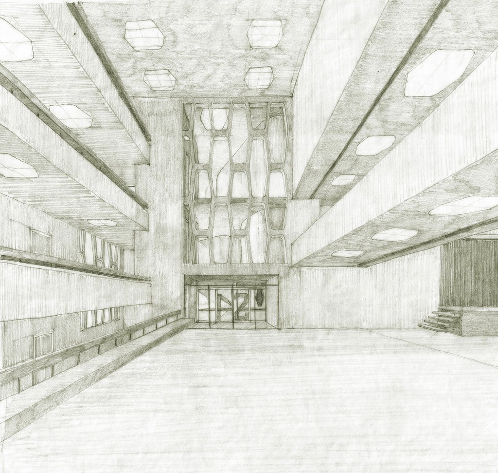 Innenbild Halle im Bestand