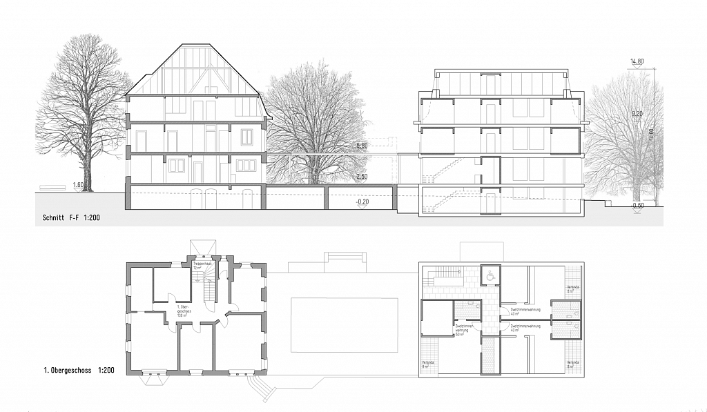 Obergeschoss Pfarrhaus